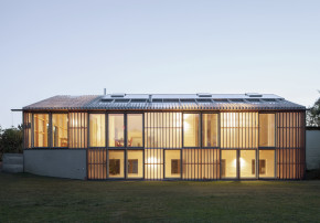 Energiesparhaus Passivhaus Baricco Pfeifer energetische Umhüllung Wohnhaus
