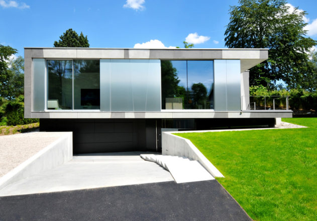 Architekturbüro di Simone Architektin Einfamilienhaus Starnbergersee bauen mit Hanglage