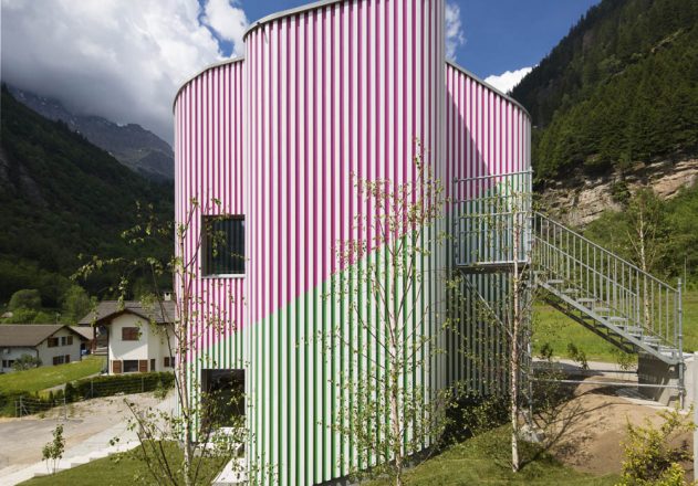 Project by Daniel Buren and Davide Macullo in collaboration with